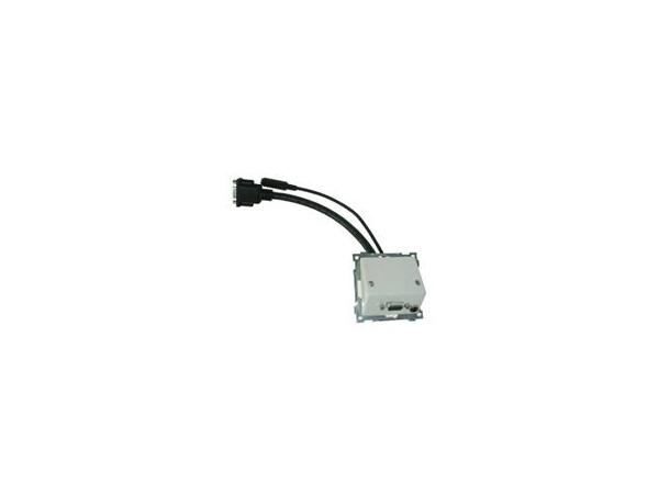 ELKO VGA HDD15 + 3,5mm jack lyd Kanal/påvegg uttak med kabeltilkobling